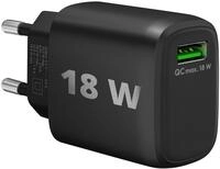 goobay Kompaktes USB A Ladeger&auml;t Netzteil 18W Quick Charge Schnellladeger&auml;t/iPhone