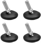 WAGNER 4er-Set Verstellfu&szlig;/Nivellierfu&szlig; mit Kugelgelenk &Oslash; 37 mm, schwarz,