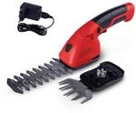 Scheppach Gartenschere 2in1 Akku 7,2V Grasschere Strauchschere Rasenschere GHS7.2 
