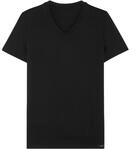 Hom Tencel T-Shirt Soft Black, Schwarz , L