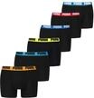PUMA Basic Everyday Herren Boxershorts Unterhose 6er-Pack, Farbe:Multi,