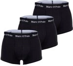 Marc OPolo Men's Essentials 3-Pack Trunks, Black, Small Marc OPolo Men's Essentials 3-Pack Trunks, Black, Small