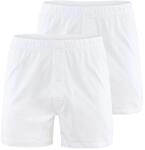 CALIDA Herren Jersey Boxershorts, 2er Pack - Cotton Code, einfarbig, 100% Baumwolle