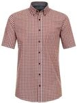 CASAMODA Freizeithemd Kurzarm kariert Comfort Fit