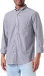 Gant Herren REG POPLIN Stripe Shirt Klassisches Hemd, Schwarz,M