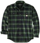 Carhartt Herren Lang&auml;rmeliges Karomuster aus Schwerem Flanell mit Lockerer Passform