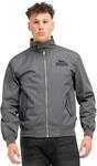 Lonsdale Herren Jacke schmale Passform ACTON M, Anthracite/Black