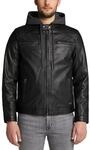 MUSTANG Herren Lederjacke Foster Black 7XL