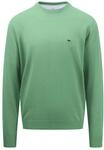FYNCH-HATTON Strickpullover aus Baumwolle mit Rundhalsausschnitt Turf Green/M