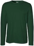 Neutral Mens Long Sleeve T-Shirt, Gr&ouml;&szlig;e:M, Farbe:Bottle Green