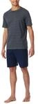 Schiesser Herren Schlafanzug kurz Rundhals - Nightwear Set