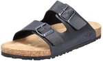 Rieker Herren 22190 Pantolette, Black 01, 43 EU