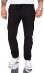 Rock Creek Herren Leinen-Optik Hose Stoffhose Sommerhose Regular Fit Chino Hosen