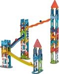 goki 53896 - Kugelbahn Ritterburg - farbenfrohe und kindgerechte Murmelbahn -