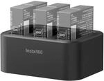 Insta360 Schnelllade-Hub, bis zu 3 Akkus gleichzeitig, kompatibel mit Ace, Ace Pro,