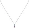 CHRIST Damen-Kette 925er Silber, recycelt Zirkonia One Size, Silber 89076111