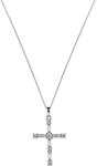 CHRIST Damen-Kette 925er Silber, recycelt Zirkonia