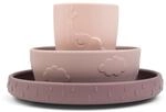 Done by Deer Stick&Stay Geschirr-Set Deer friends Rosa - Kinderteller,...