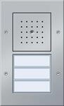 Gira 126765 T&uuml;rstation AP 3-fach Farbe Alu
