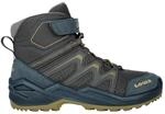 LOWA Stiefel mittel MADDOX WARM GTX MID JR petrol/senf, 28