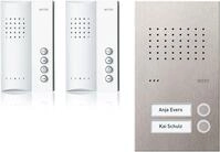 Schneider Electric Ritto Freisprechstelle, Gegensprechanlage, Acero pur, Komplettset