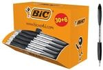 BIC Kugelschreiber Atlantis Classic, in Schwarz, Strichst&auml;rke 0,4 mm, nachf&uuml;llbar,
