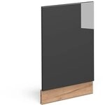 Vicco Frontblende Fame-Line, Anthrazit Hochglanz, 45 cm ohne Arbeitsplatte, zur
