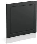 Vicco Frontblende R-Line, Anthrazit Landhaus, 60 cm ohne Arbeitsplatte, zur freien