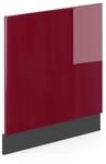 Vicco Frontblende R-Line, Rot, 60 cm ohne Arbeitsplatte, zur freien Kombination