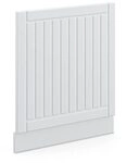 Vicco Frontblende Fame-Line, Wei&szlig; Landhaus, 60 cm ohne Arbeitsplatte, zur