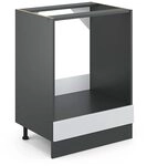 Vicco Herdumbauschrank R-Line, Wei&szlig; Landhaus, 60 cm