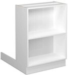Vicco K&uuml;cheninsel Fame-Line, Wei&szlig;, 60 cm | MDF-Front &middot; 1 Einlegeboden &middot;