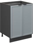 Vicco K&uuml;chenunterschrank Fame-Line, Hellblau-grau, 60 cm ohne Arbeitsplatte, zur