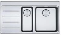 Franke Mythos MYX 251-86 A - 127.0642.077 Edelstahlsp&uuml;le geb&uuml;rstet