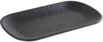 APS 85281 GN 1/4 Tablett Nero, 26,5 x 16,5 cm, H&ouml;he 2,5 cm, Melamin, schwarz