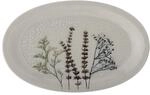 Bloomingville Bea Tablett aus Steinzeug in der Farbe Natur, Ma&szlig;e: 28,5cm x 18cm x