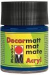 Marabu-Decormatt 50Ml Dunkelblau