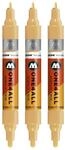 Molotow One4All Acrylic Twin Marker (Strichst&auml;rke 1.5 mm und 4 mm, hochdeckend...