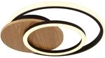 Deckenleuchte Holz Designleuchte Ringe schwarz MDF Wohnzimmerleuchte schwarz...