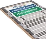 AM Qualit&auml;tsmatratzen 7 Zonen Lattenrost 80x220 fertig montiert mit 44...
