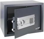 HMF Safe Tresor f&uuml;r Zuhause, Hotel oder B&uuml;ro, M&ouml;beltresor mit Zahlenschloss...