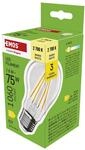 EMOS LED Lampe Edison A60, 7,8W Ersatz f&uuml;r 70W Gl&uuml;hbirne, Vintage-Gl&uuml;hlampe mit
