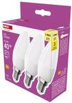 EMOS LED Lampe Candle 3er Pack, 4,2W Ersatz f&uuml;r 40W Gl&uuml;hbirne, Kerzenlampe...