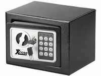 Xcase Mini Tresor: Stahlsafe mit digitalem Code-Schloss und 2...