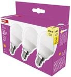 EMOS LED Lampe Mini Globe 3er Pack, 4,2W Ersatz f&uuml;r 40W Gl&uuml;hbirne, kleine Birne mit