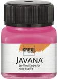 KREUL 90936 - Javana Stoffmalfarbe f&uuml;r helle Stoffe, 20 ml Glas in pink,