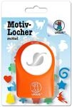 Ursus 19520044 - Motivlocher mittel, Blatt, aus Kunststoff mit Metallstanze,
