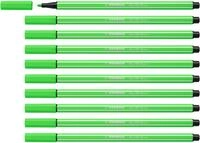 STABILO - Premium-Filzstift - Pen 68-10er Pack - neongr&uuml;n