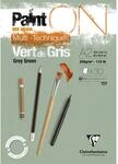 Clairefontaine 975707C - Malblock verleimt mit 30 Blatt Zeichenpapier PaintOn 42x59,4