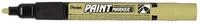 Pentel MMP20-XO Permanent-Marker 2,0 mm Rundspitze Lackmarker, 1 St&uuml;ck, gold